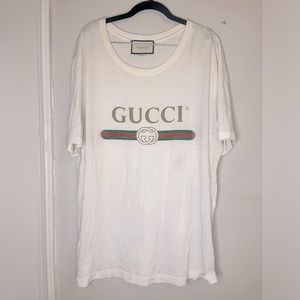Unisex oversized Gucci cotton teeshirt